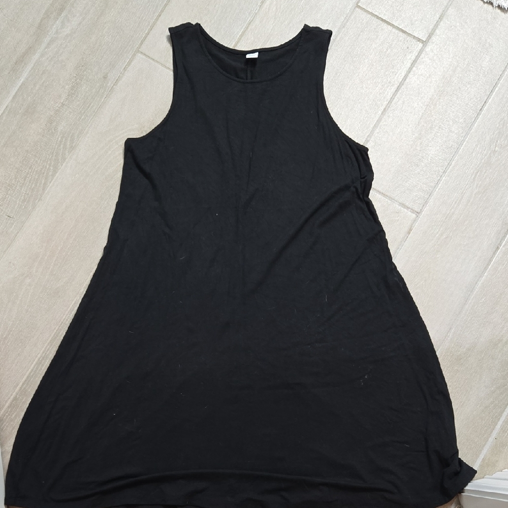 Old Navy Black Relaxed Sleeveless Tank Top